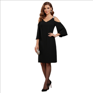 Db Established 1962 Dark Navy (Color) Cold Shoulder Dress, Size 2X